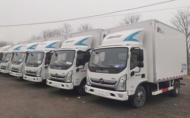 四米二冷藏車的價格福田奧鈴4S店地址